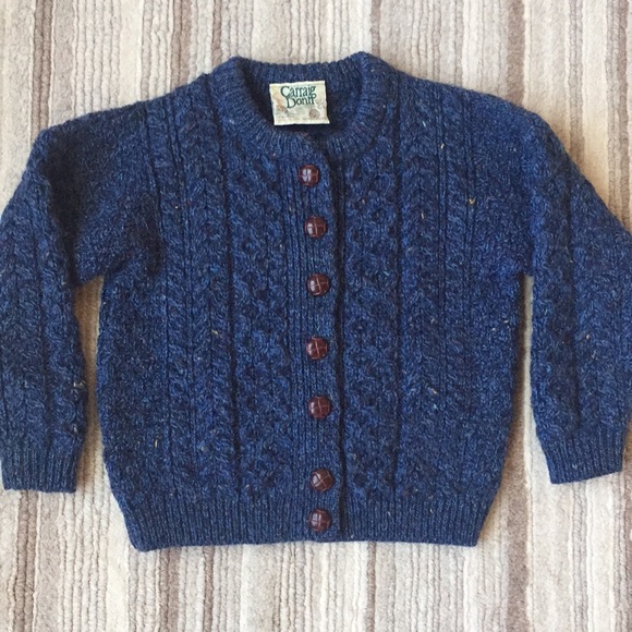 Carraig Donn Other - Wool Knit Cardigan Carraig Donn L